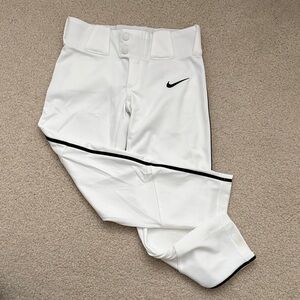 Nike White Baseball Pants
